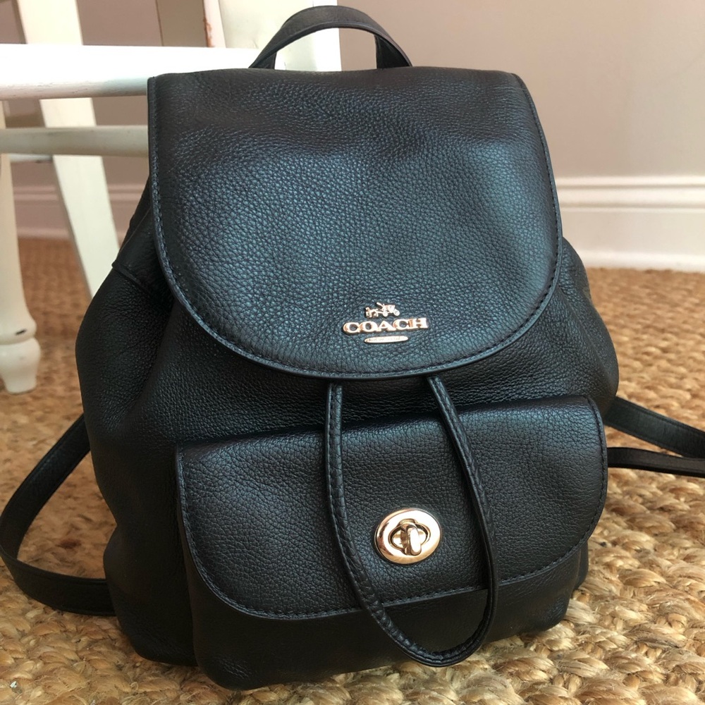 New: Coach Mini Billie Backpack. Leather. Turnkey. F37621